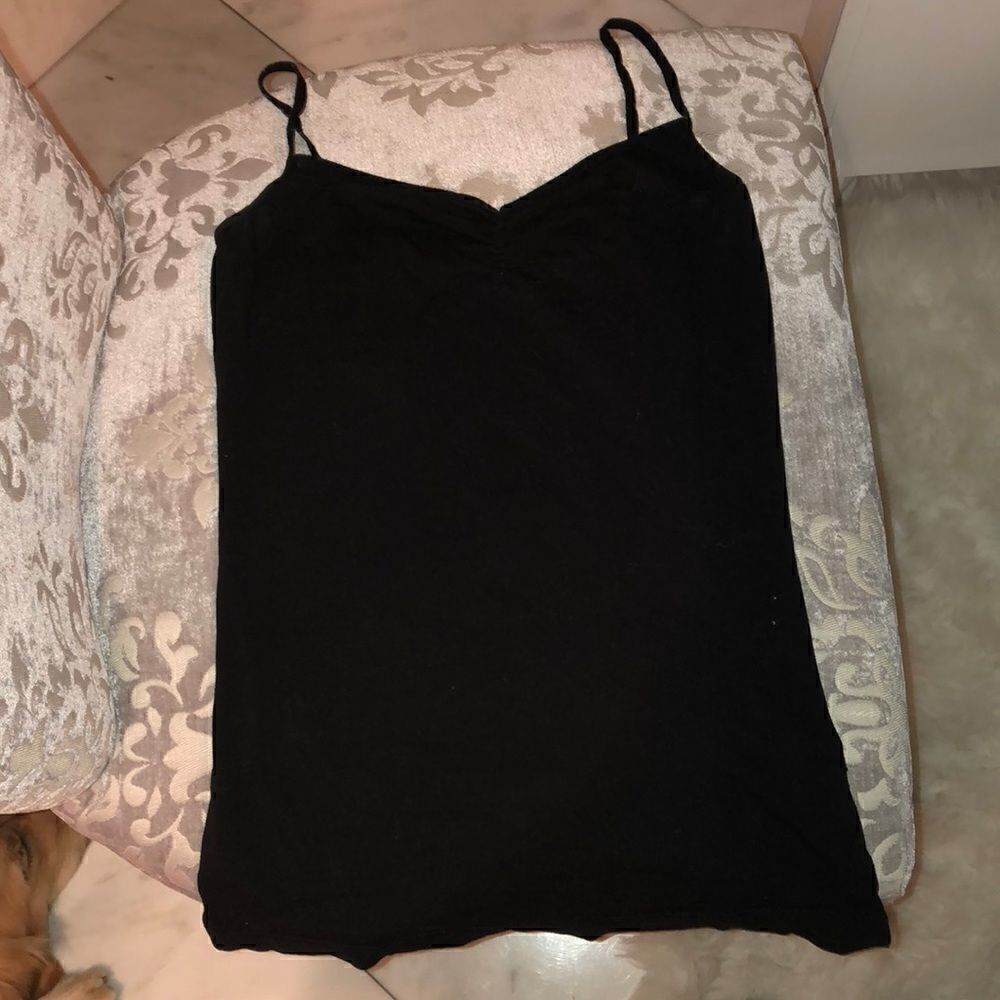 Black cotton cami sz S